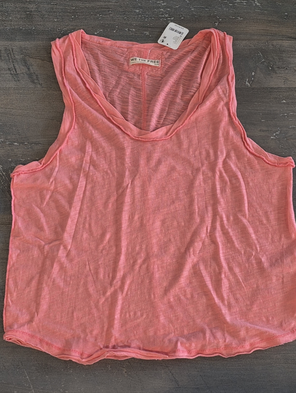 We The Free Easy Tank NWT Women's Medium Relaxed Tank Top "Confetti"